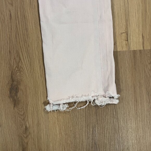 Mother Jeans The Tomcat Ankle Dunked In Trouble Light Pink Size 26 - Picture 4 of 12